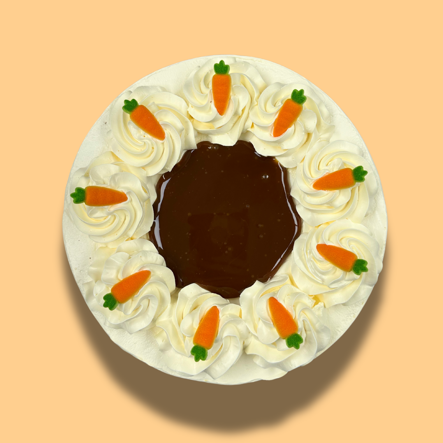 Caramel Carrot Cake 8" Ice Cream Cake - Free Nationwide Delivery