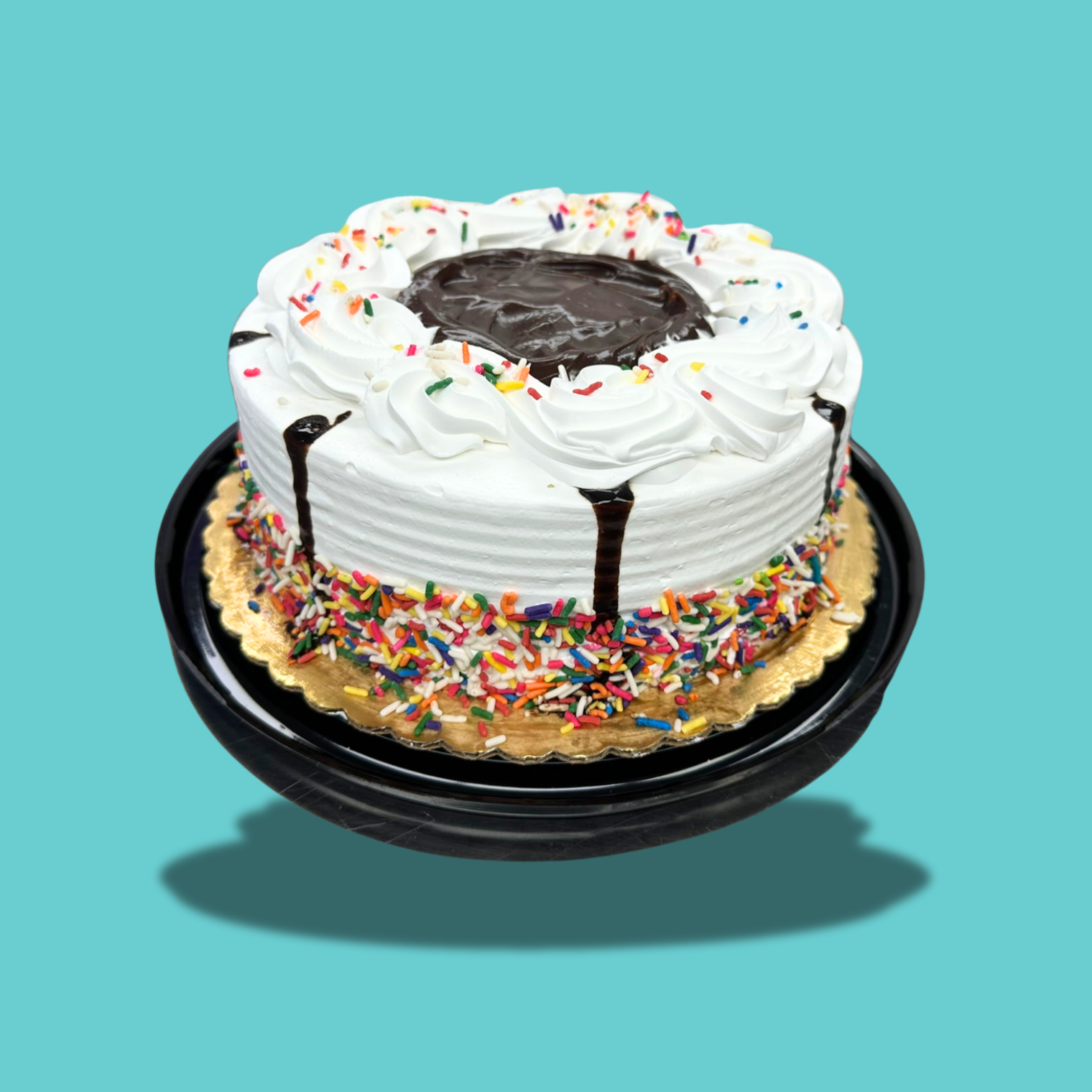 Chocolate & Vanilla 8'' Ice Cream Cake - Nationwide Delivery