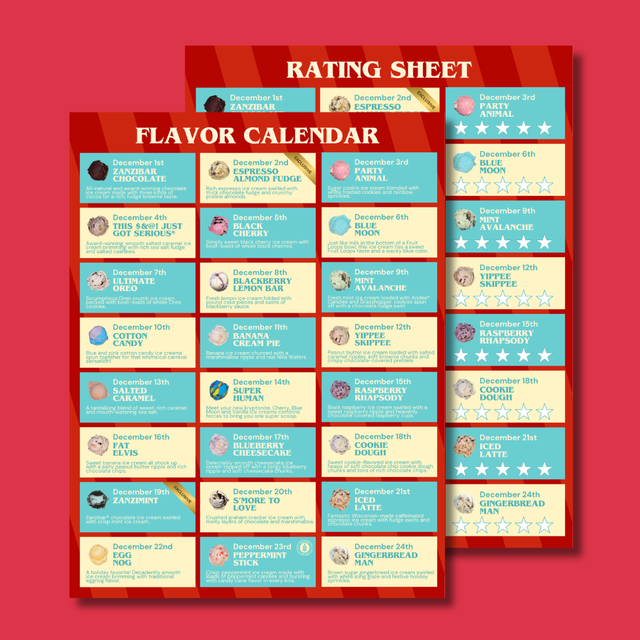 24 Days of Ice Cream Advent Calendar - 2026 (Nationwide Shipping)