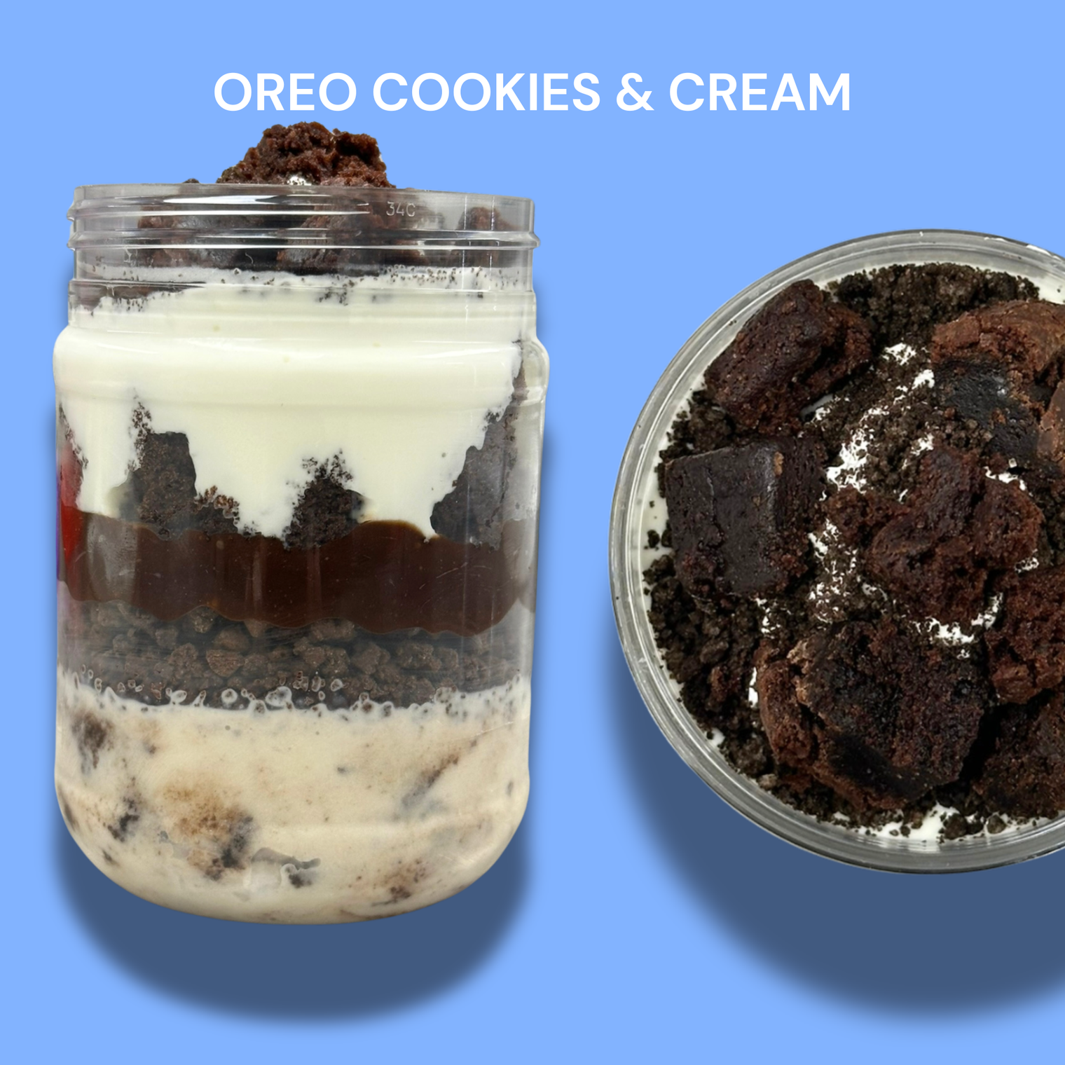 Ice Cream Cake In a Jar 10-Pack Box (Choose Your Flavors) - Free Nationwide Shipping