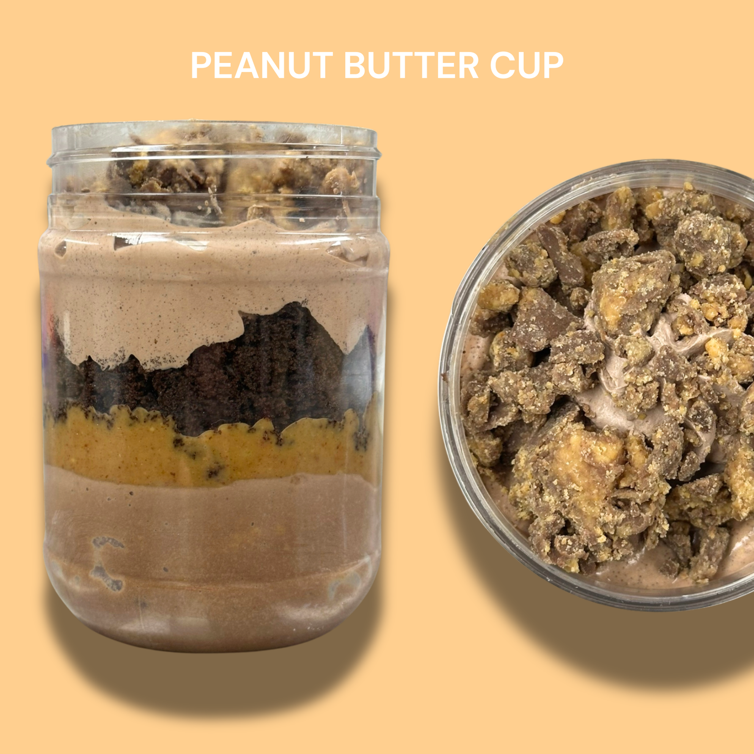 Ice Cream Cake In a Jar 10-Pack Box (Choose Your Flavors) - Free Nationwide Shipping