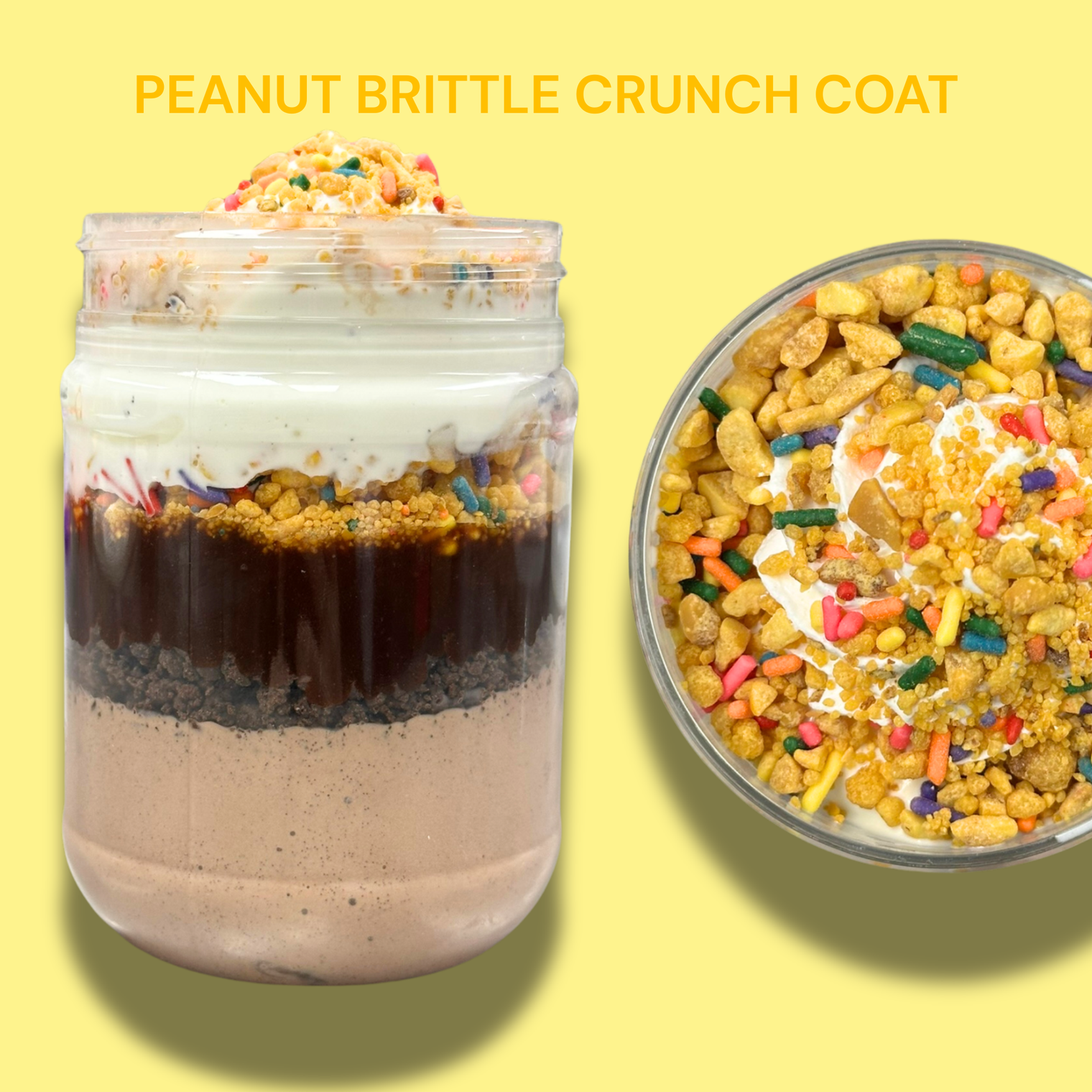 Ice Cream Cake In a Jar 10-Pack Box (Choose Your Flavors) - Free Nationwide Shipping