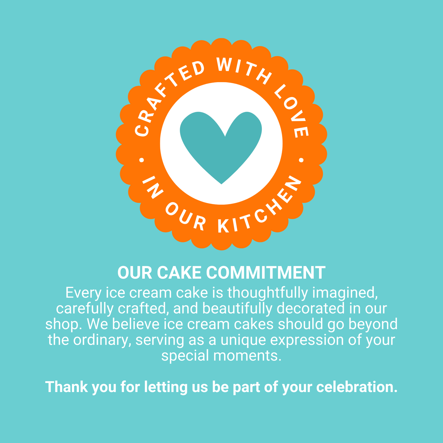 Chocolate Factory 8'' Ice Cream Cake - Free Nationwide Delivery