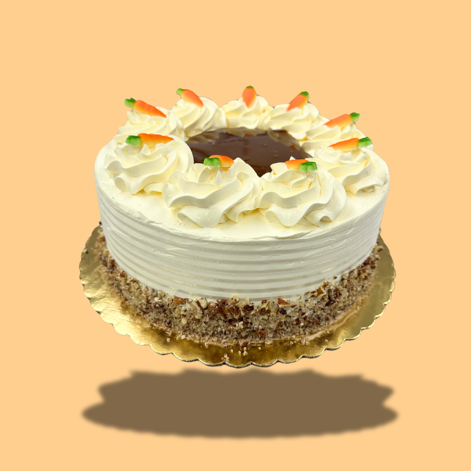 Caramel Carrot Cake 8" Ice Cream Cake - Free Nationwide Delivery