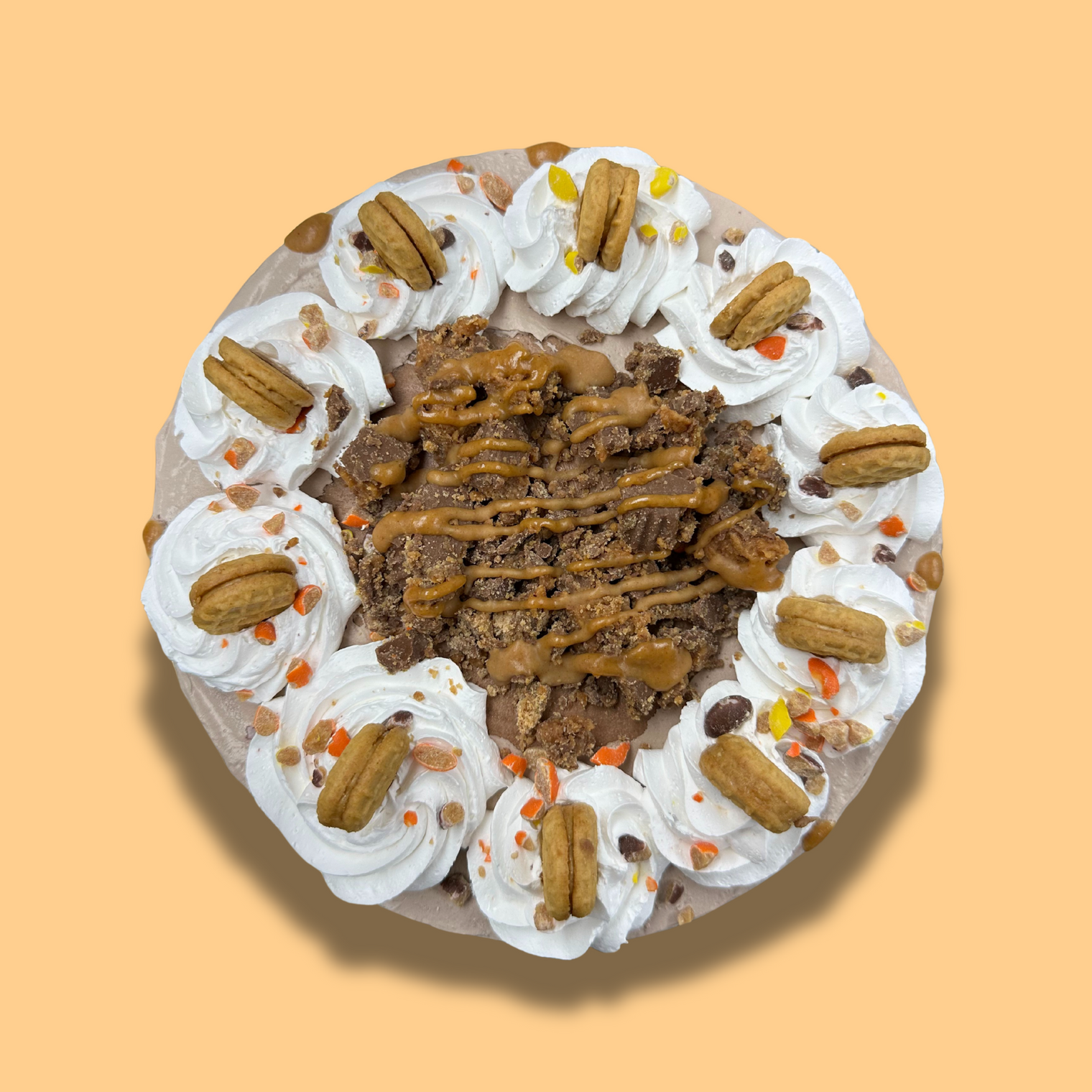 Peanut Butter Cup 8'' Ice Cream Cake - Nationwide Delivery