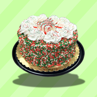 Christmas Tree Cake 8'' Ice Cream Cake (December Delivery) - Free Nationwide Delivery