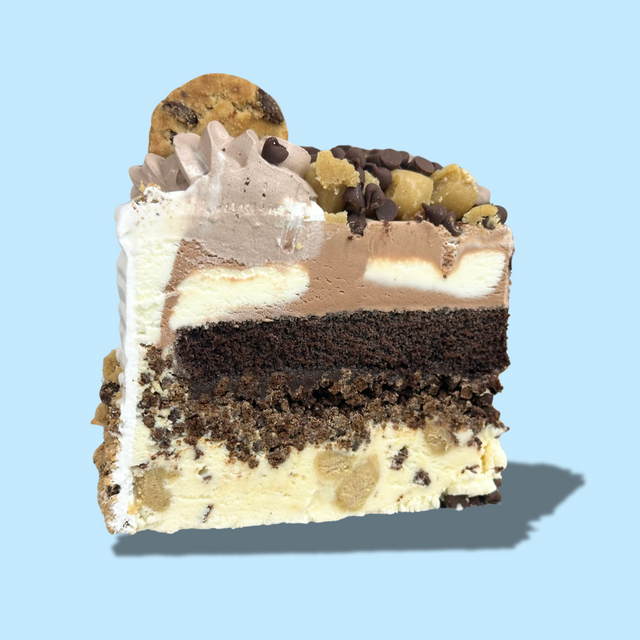 Chocolate Chip Cookie Dough 8'' Ice Cream Cake - Nationwide Delivery