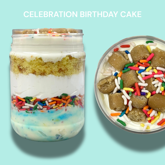 Ice Cream Cake In a Jar 10-Pack Box (Choose Your Flavors) - Free Nationwide Shipping