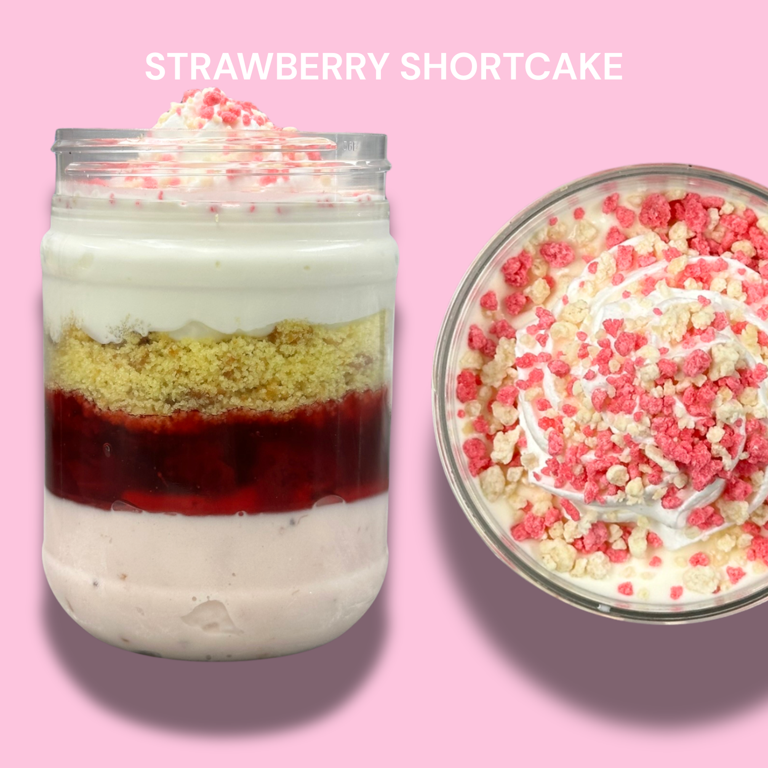 Ice Cream Cake In a Jar 10-Pack Box (Choose Your Flavors) - Free Nationwide Shipping