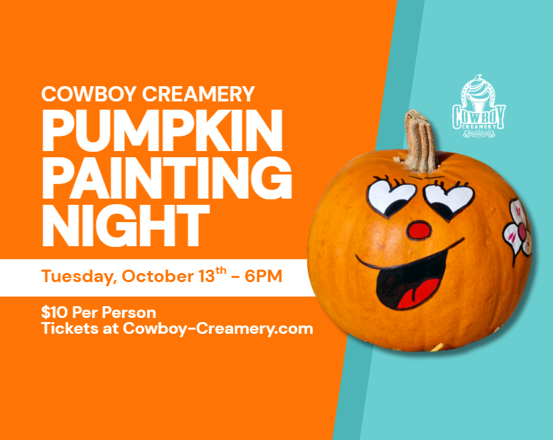 Pumpkin Painting Night - Tuesday, October 13, 2026 6PM